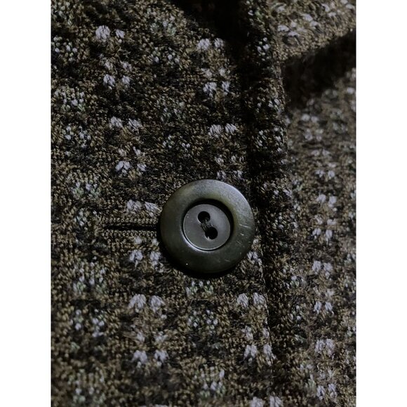 Vintage Cinzia Rocca Wool Jacket 10 Blazer Tweed Italy Quiet Luxury 100% Wool - Picture 6 of 12